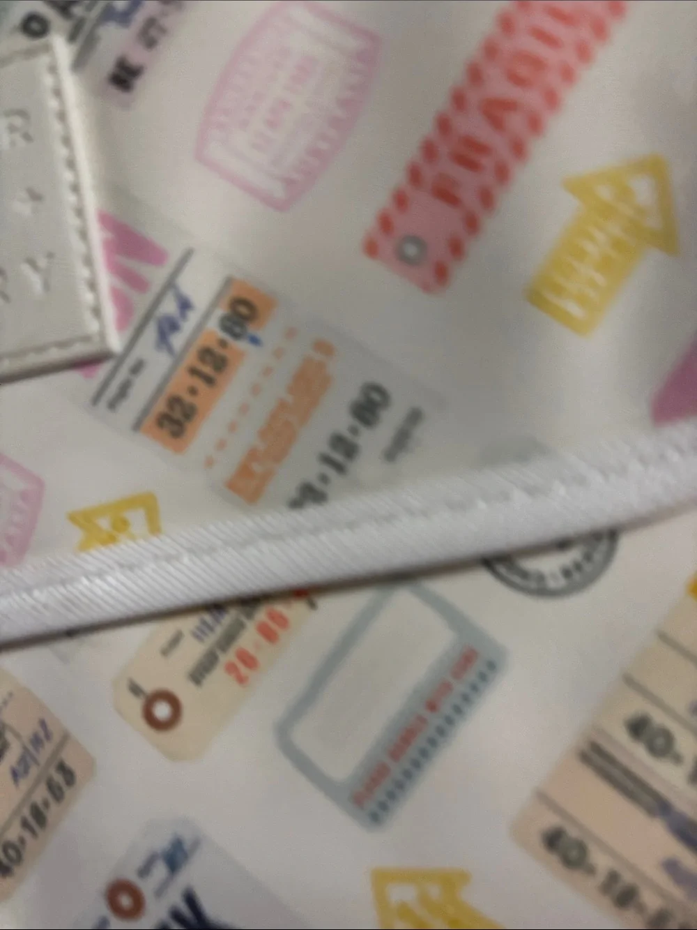 White Travel Organizer Bag